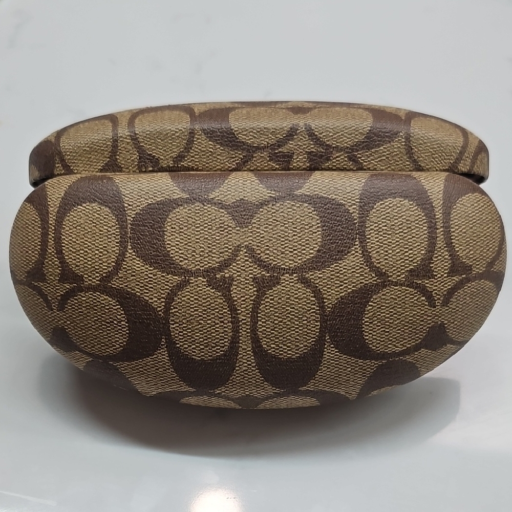 Coach Brown Patterned Sunglass Storage Case - Picture 6 of 7